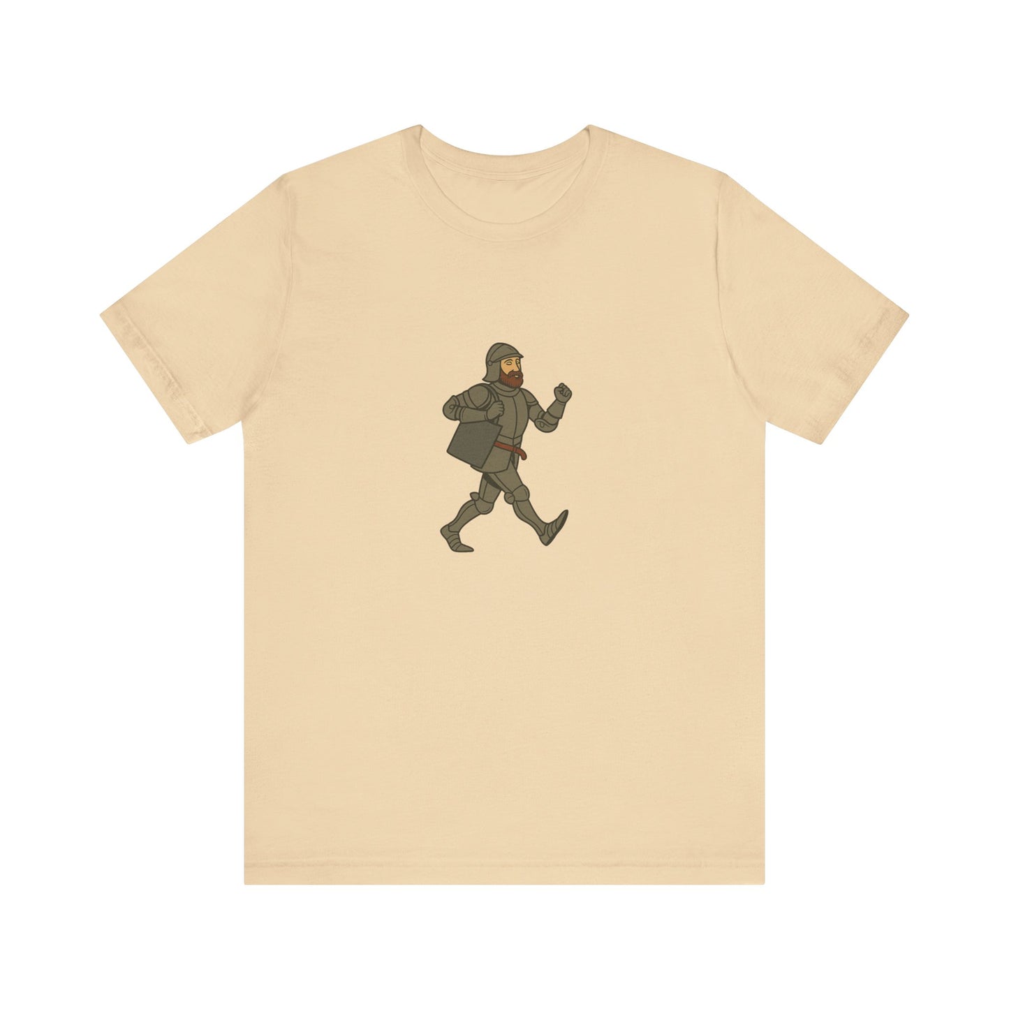 Knight on the Go - Medieval Humor - Urban Chivalry Unisex Heavy Cotton Women T-shirt