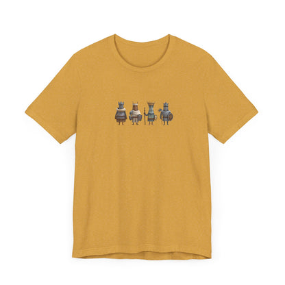 Cute Medieval Knights Team T-shirt