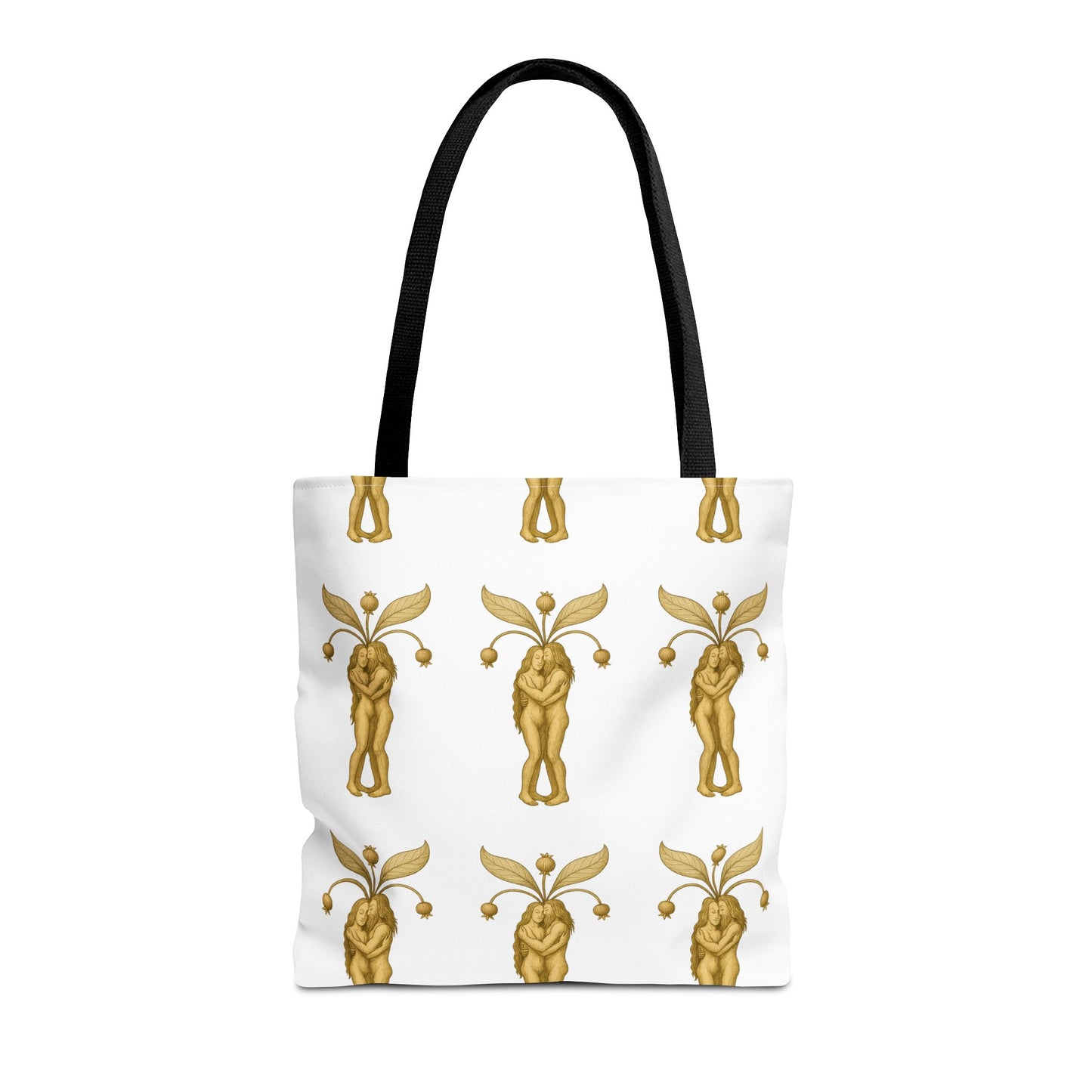 Mandrakes in Love, Mythical Root Romance Tote Bag