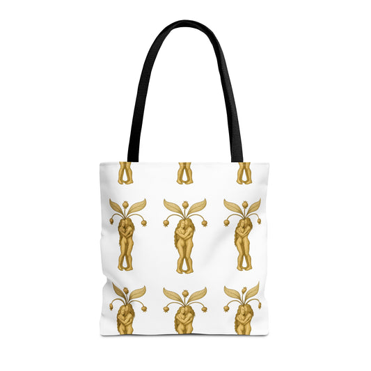Mandrakes in Love, Mythical Root Romance Tote Bag