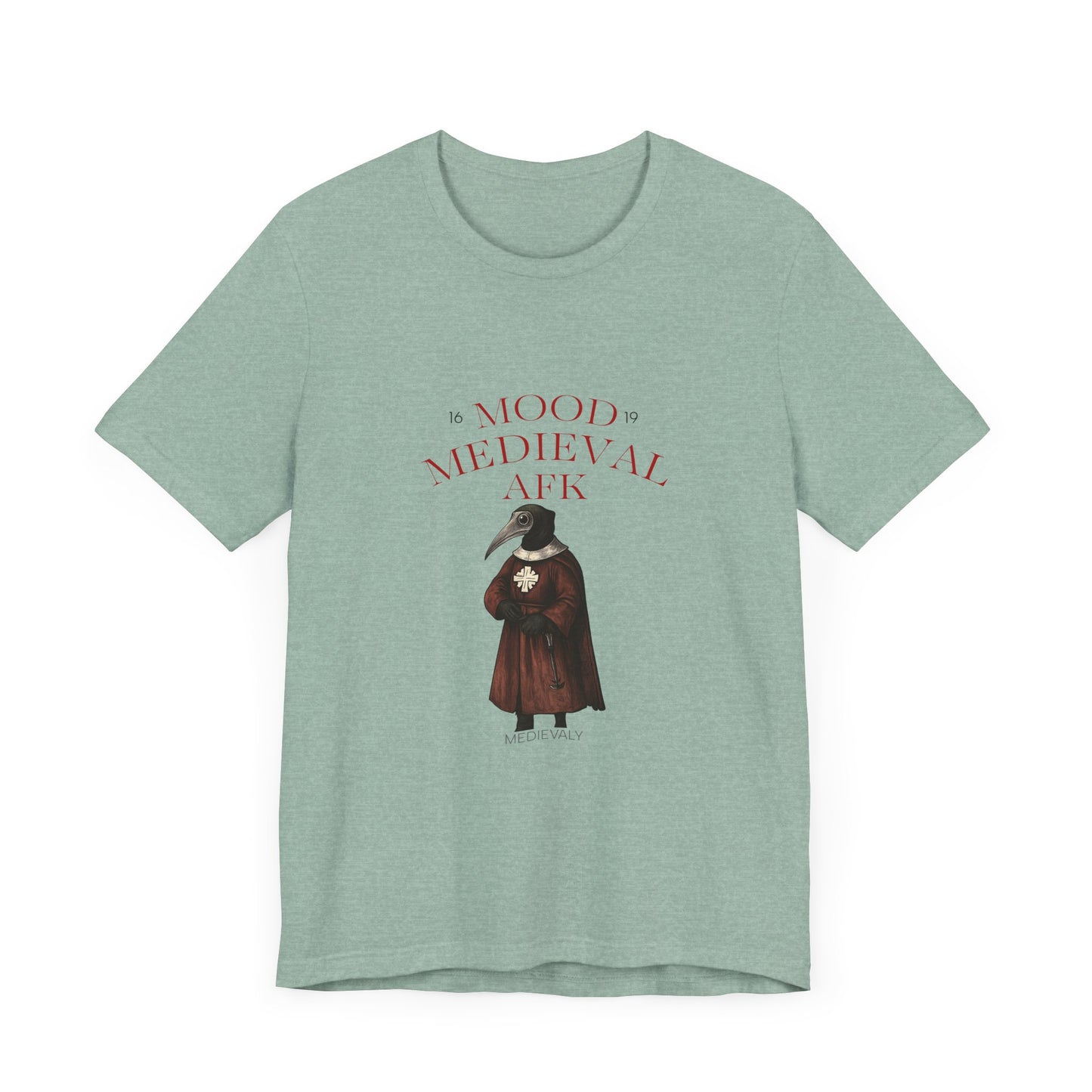 Hanseatic Art, Medieval Plague Doctor MOOD MEDIEVAL AFK Unisex Softstyle Tee
