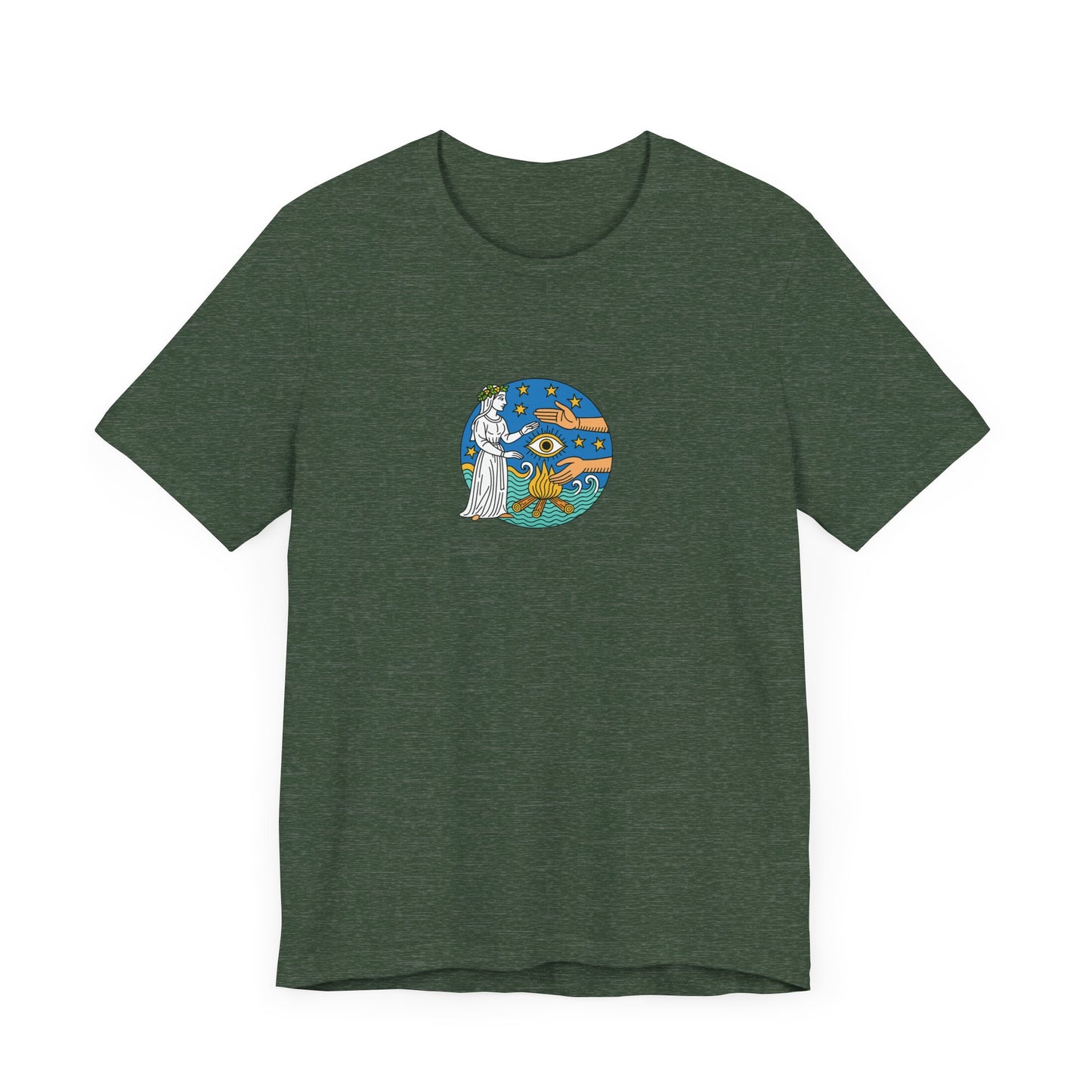 Medieval Mystic Rite of the Firewatcher LOGO T-shirt