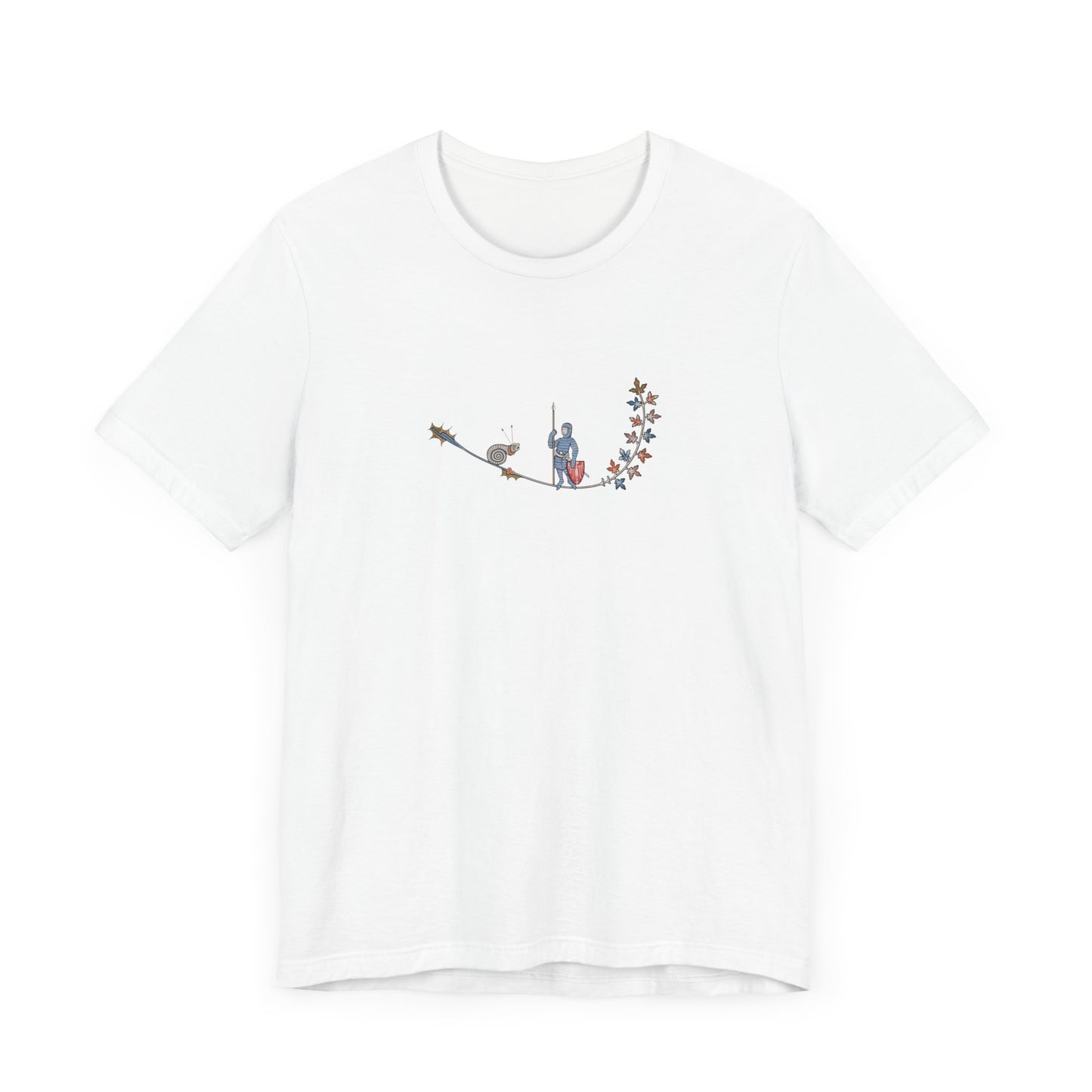 Medieval Snail vs Armed Knight, Marginal manuscript Tee