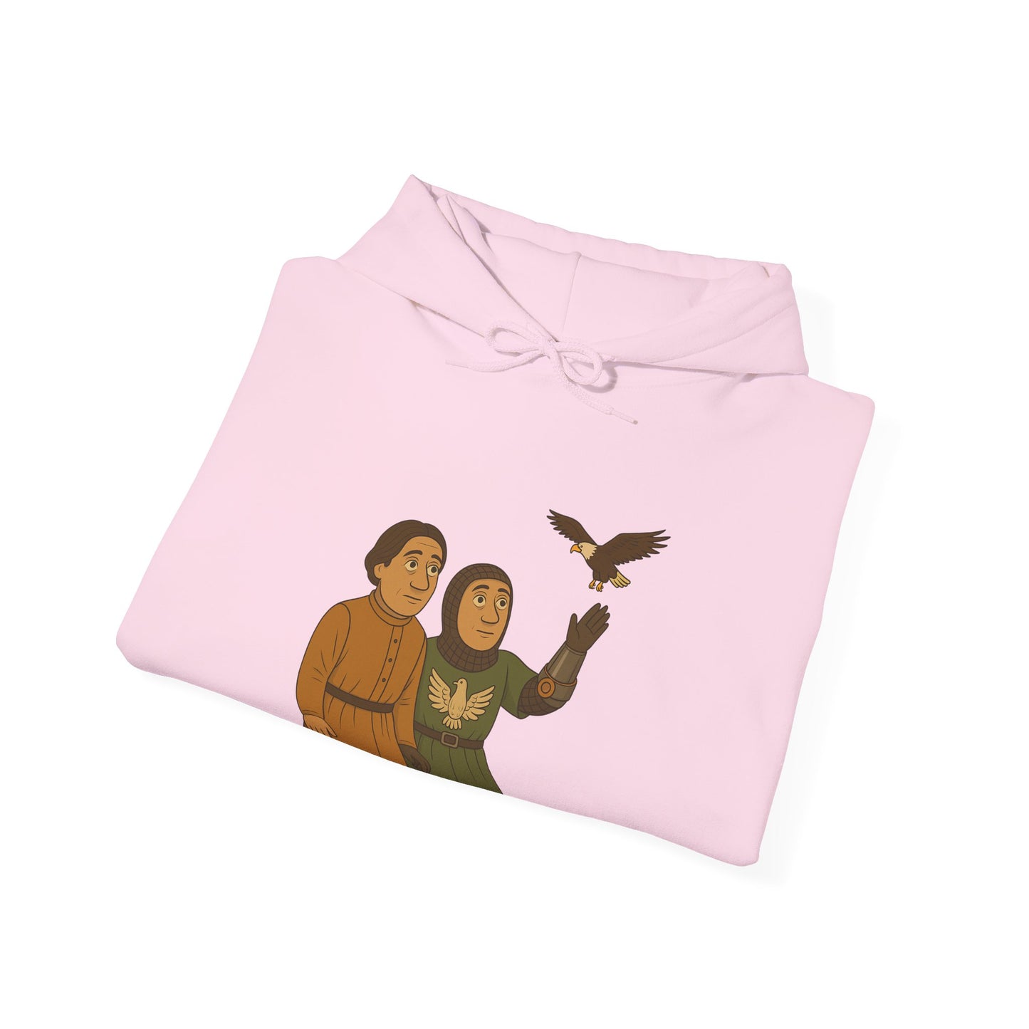 Knight & Falcon - Medieval Unisex Hoodie