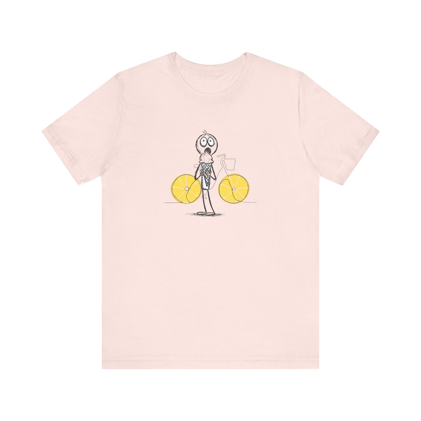 The Ice Cream Lover With Bike T-shirt
