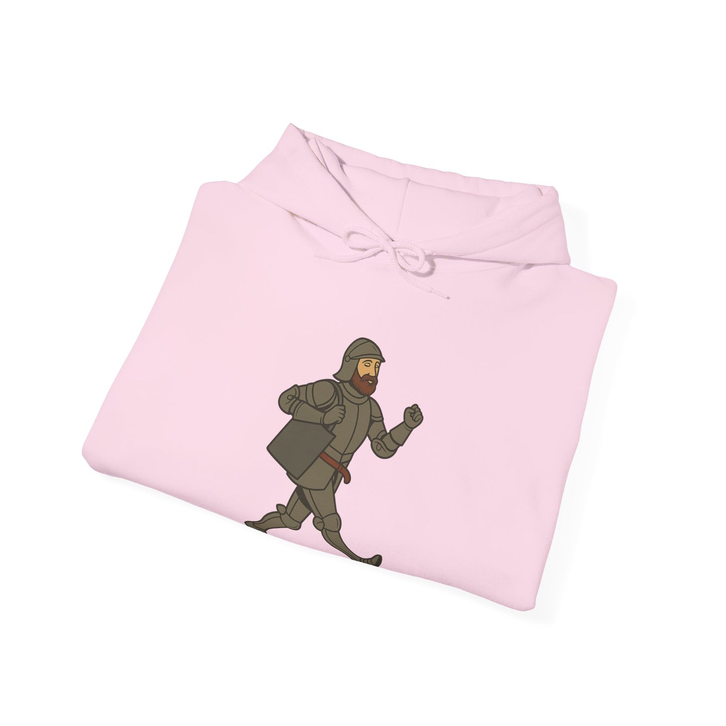 Knight on the Go - Medieval Humor - Playful Adventure Hoodie