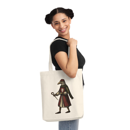 Hanseatic Art, Medieval Plague Doctor Woven Tote Bag