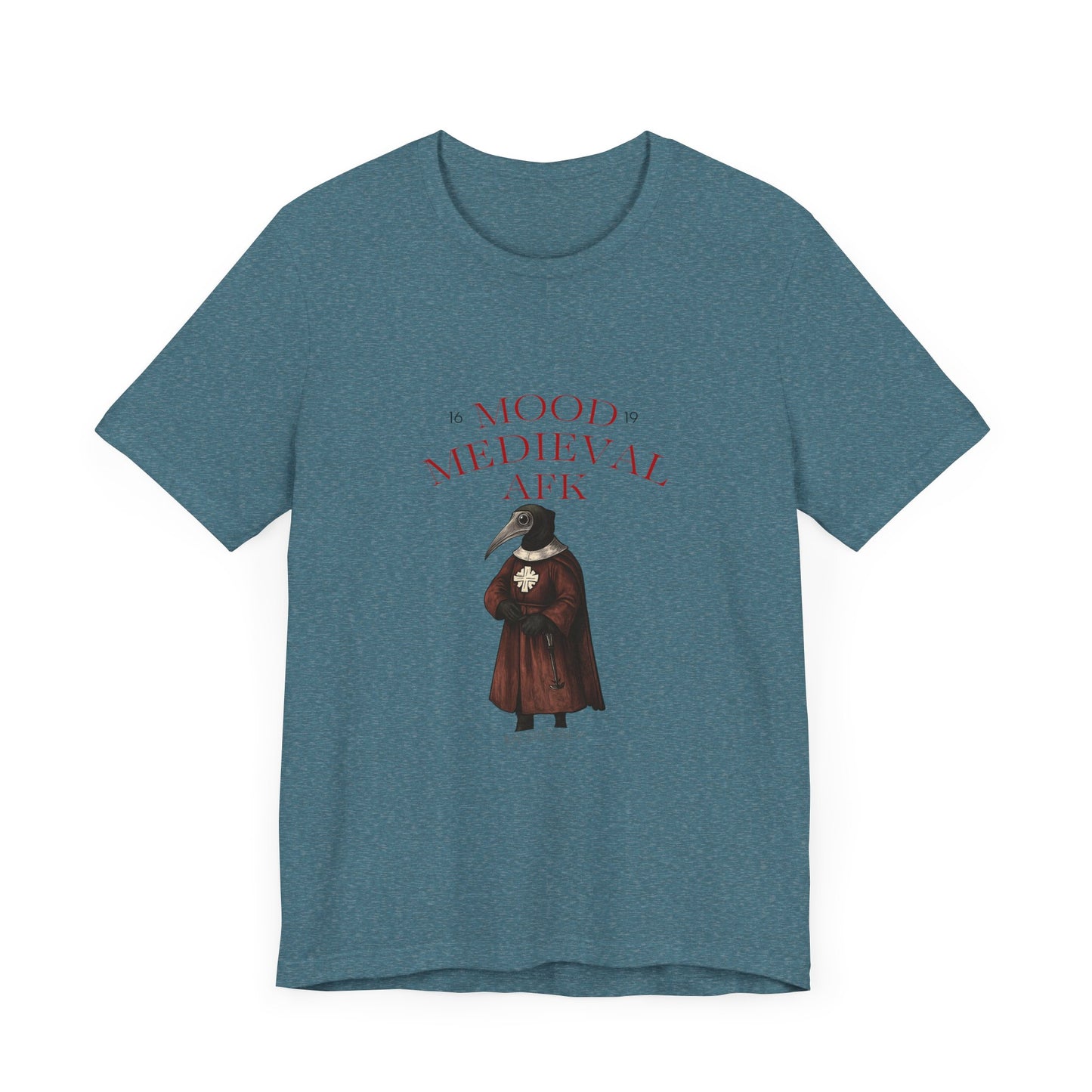 Hanseatic Art, Medieval Plague Doctor MOOD MEDIEVAL AFK Unisex Softstyle Tee