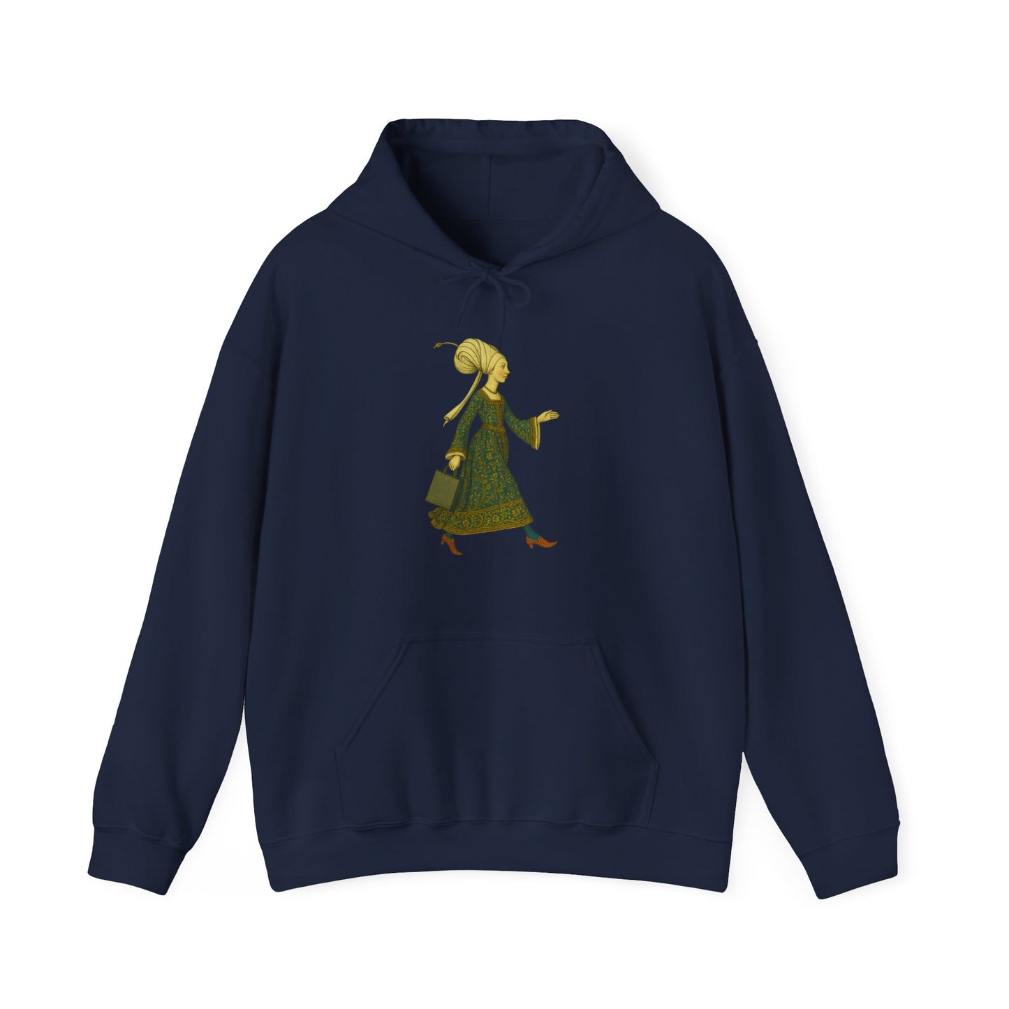 Lady of the Mall – Medieval Fashionista Unisex Hoodie
