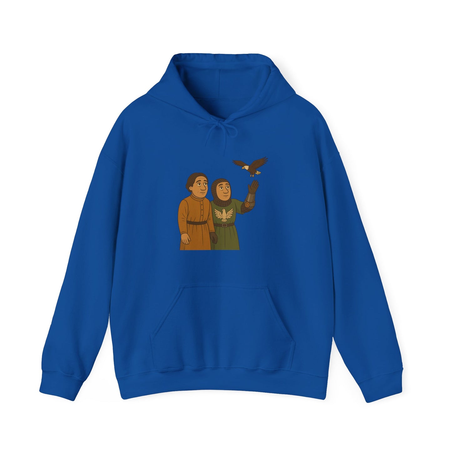 Knight & Falcon - Medieval Unisex Hoodie