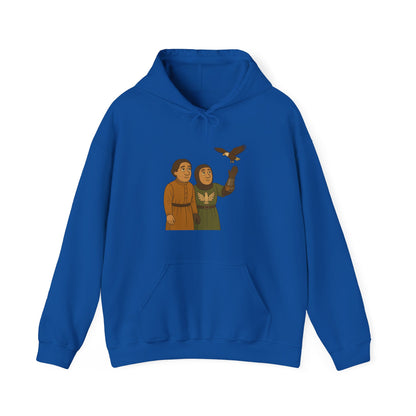 Knight & Falcon - Medieval Unisex Hoodie