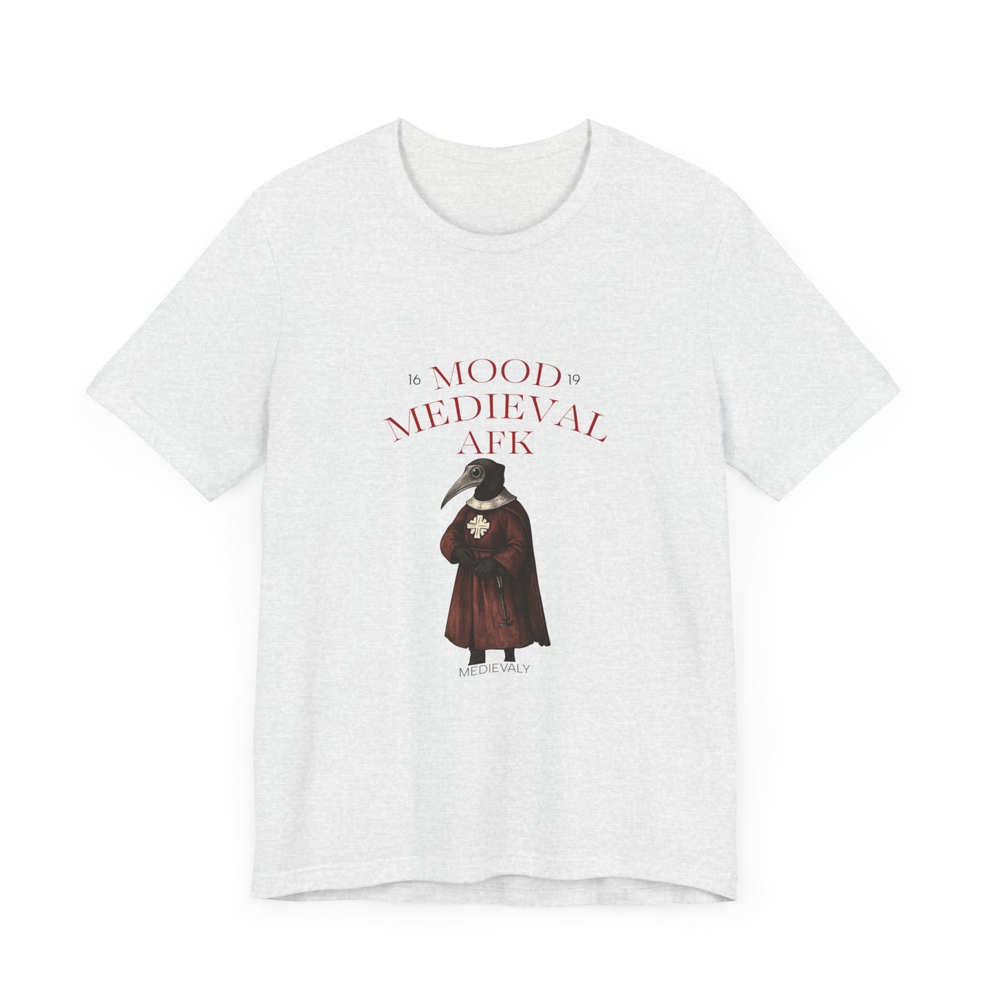 Hanseatic Art, Medieval Plague Doctor MOOD MEDIEVAL AFK Unisex Softstyle Tee