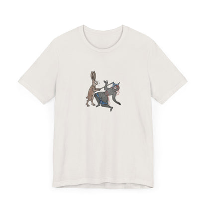 Killer Bunny, Remastered Marginalia Manuscript Art Tee