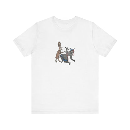 Killer Bunny, Remastered Marginalia Manuscript Art Tee