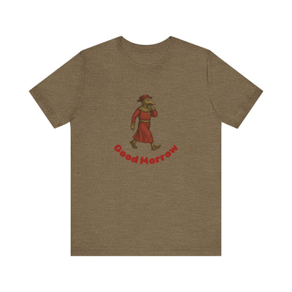 Hanseatic Art, Medieval Plague Doctor with Good Morrow Tee