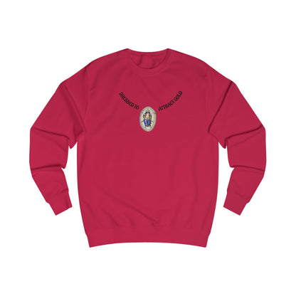 Dressed to attract gold , Alchemical Hermaphrodite Unisex Sweatshirt