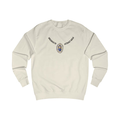 Dressed to attract gold , Alchemical Hermaphrodite Unisex Sweatshirt
