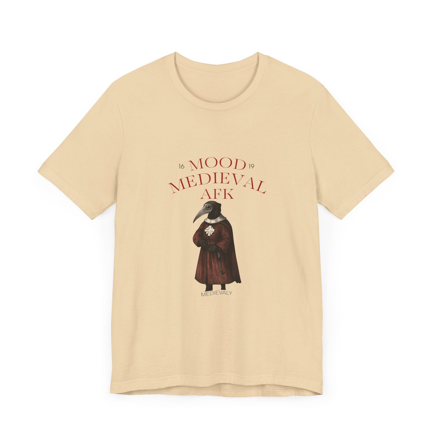 Hanseatic Art, Medieval Plague Doctor MOOD MEDIEVAL AFK Unisex Softstyle Tee