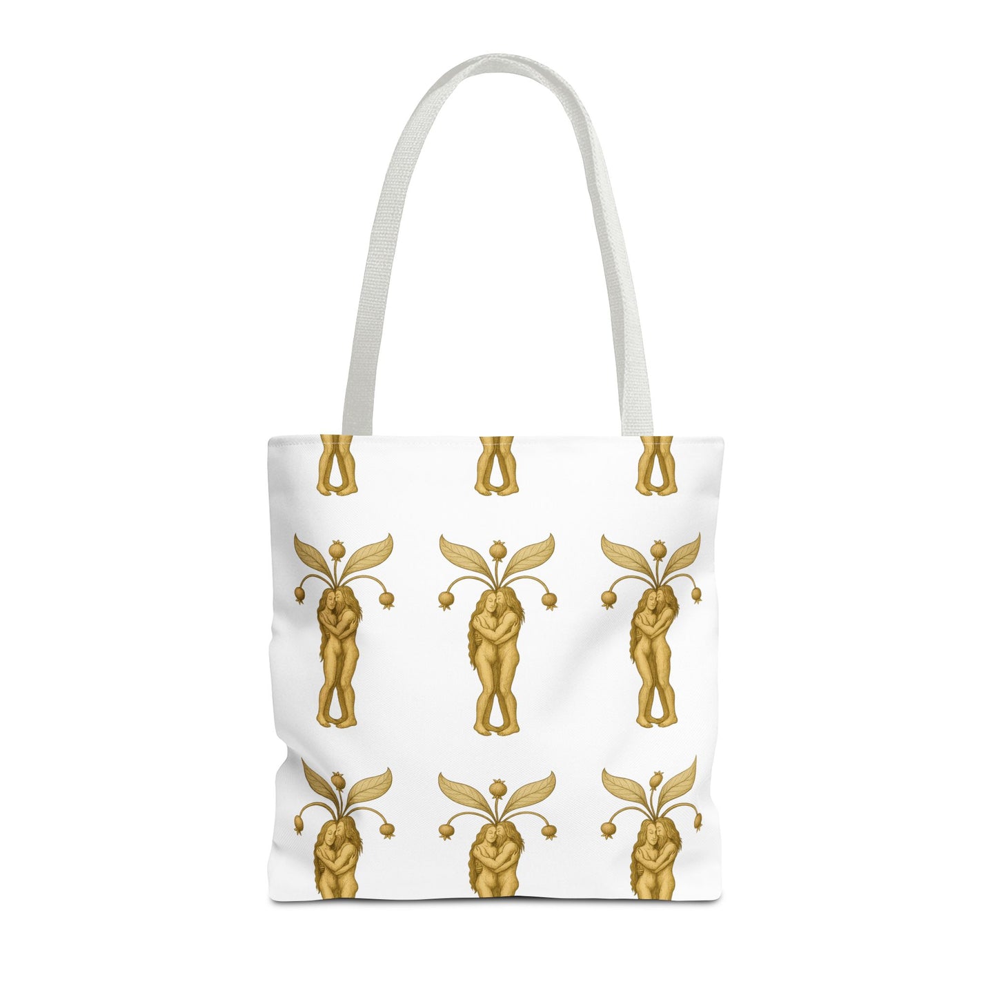 Mandrakes in Love, Mythical Root Romance Tote Bag