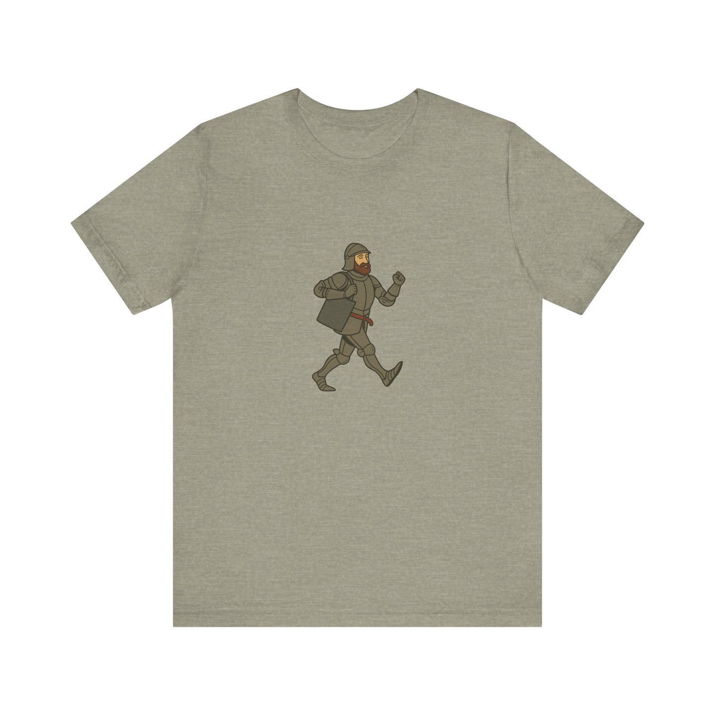 Knight on the Go - Medieval Humor - Urban Chivalry Unisex Heavy Cotton Women T-shirt