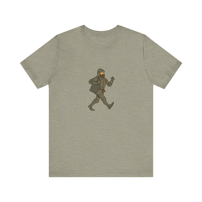 Knight on the Go - Medieval Humor - Urban Chivalry Unisex Heavy Cotton Women T-shirt