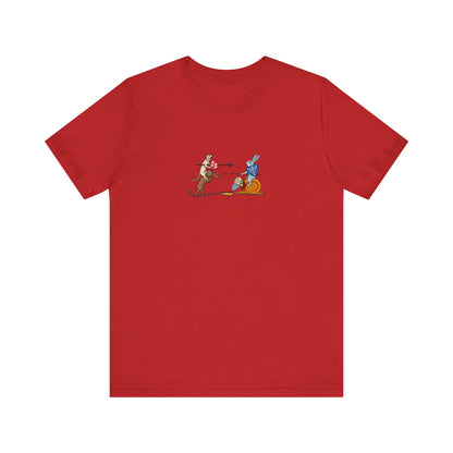 Bunny Snail Rider After MS Yates Thompson 8 F 294, Remastered Marginalia Manuscript Art Tee