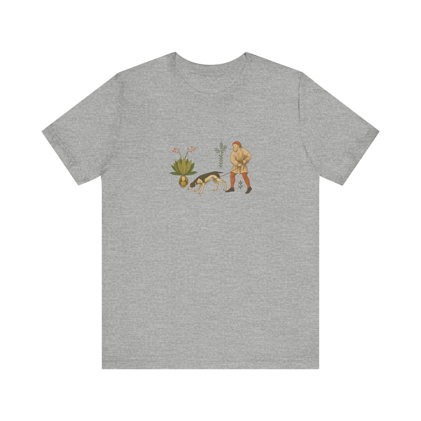 Good Medicine Dogge, Medieval Art Tacuinum Sanitatis Unisex Tee