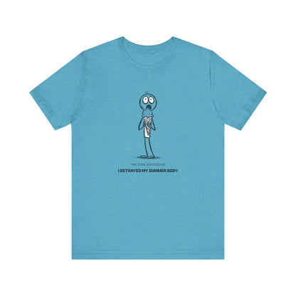 The Ice Cream Lover with Text T-shirt