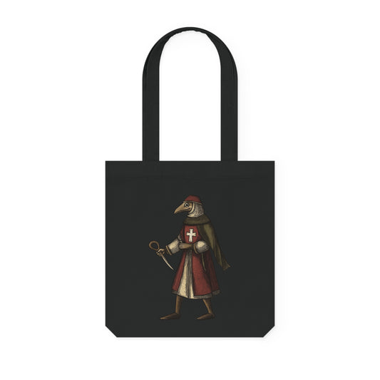 Hanseatic Art, Medieval Plague Doctor Woven Tote Bag