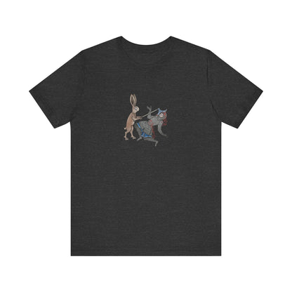 Killer Bunny, Remastered Marginalia Manuscript Art Tee
