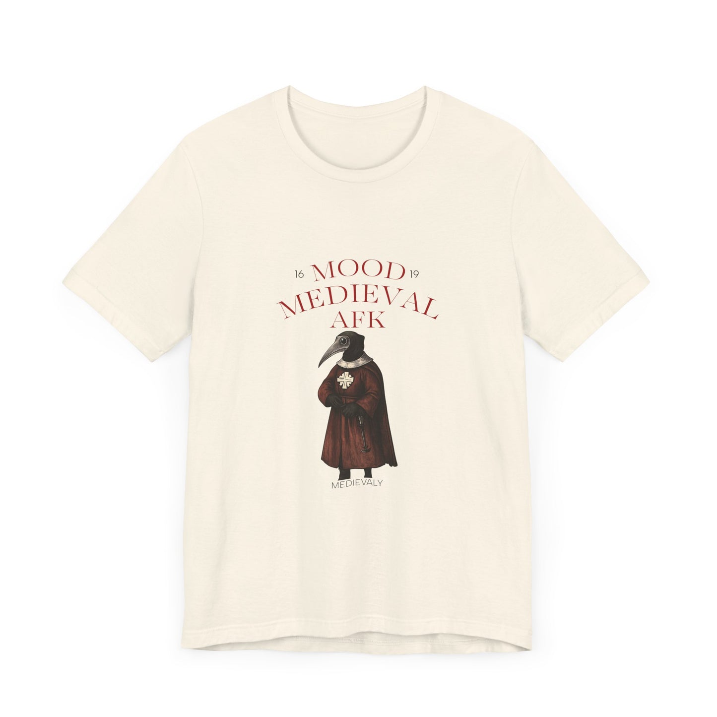Hanseatic Art, Medieval Plague Doctor MOOD MEDIEVAL AFK Unisex Softstyle Tee