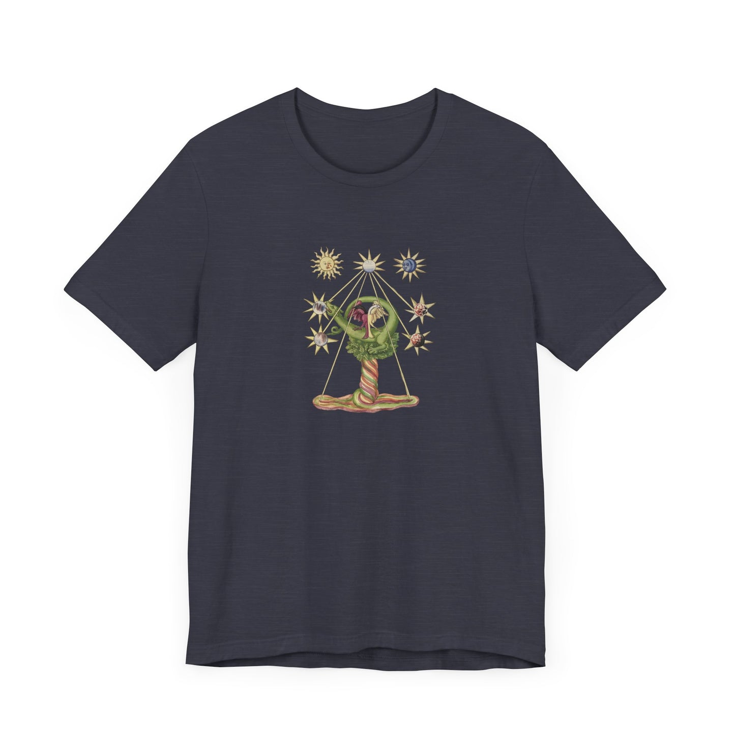 Alchemical Dragon and Two-Headed Bird T-Shirt