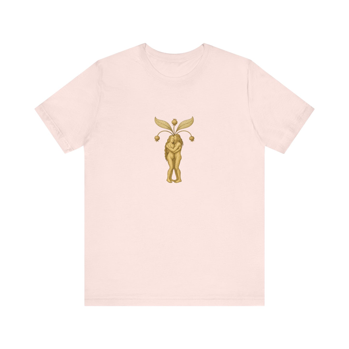 Big Mandrakes in Love, Mythical Root Romance Unisex Heavy Cotton Tee