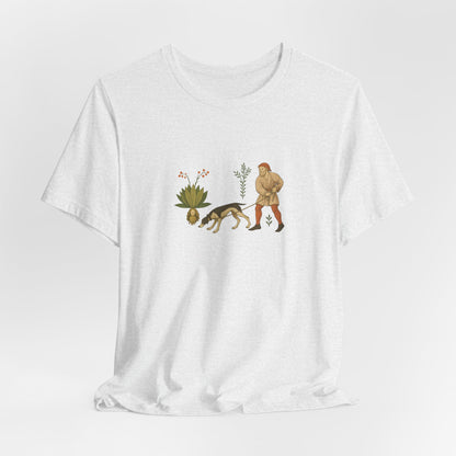 Good Medicine Dogge, Medieval Art Tacuinum Sanitatis Unisex Tee