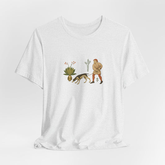 Good Medicine Dogge, Medieval Art Tacuinum Sanitatis Unisex Tee