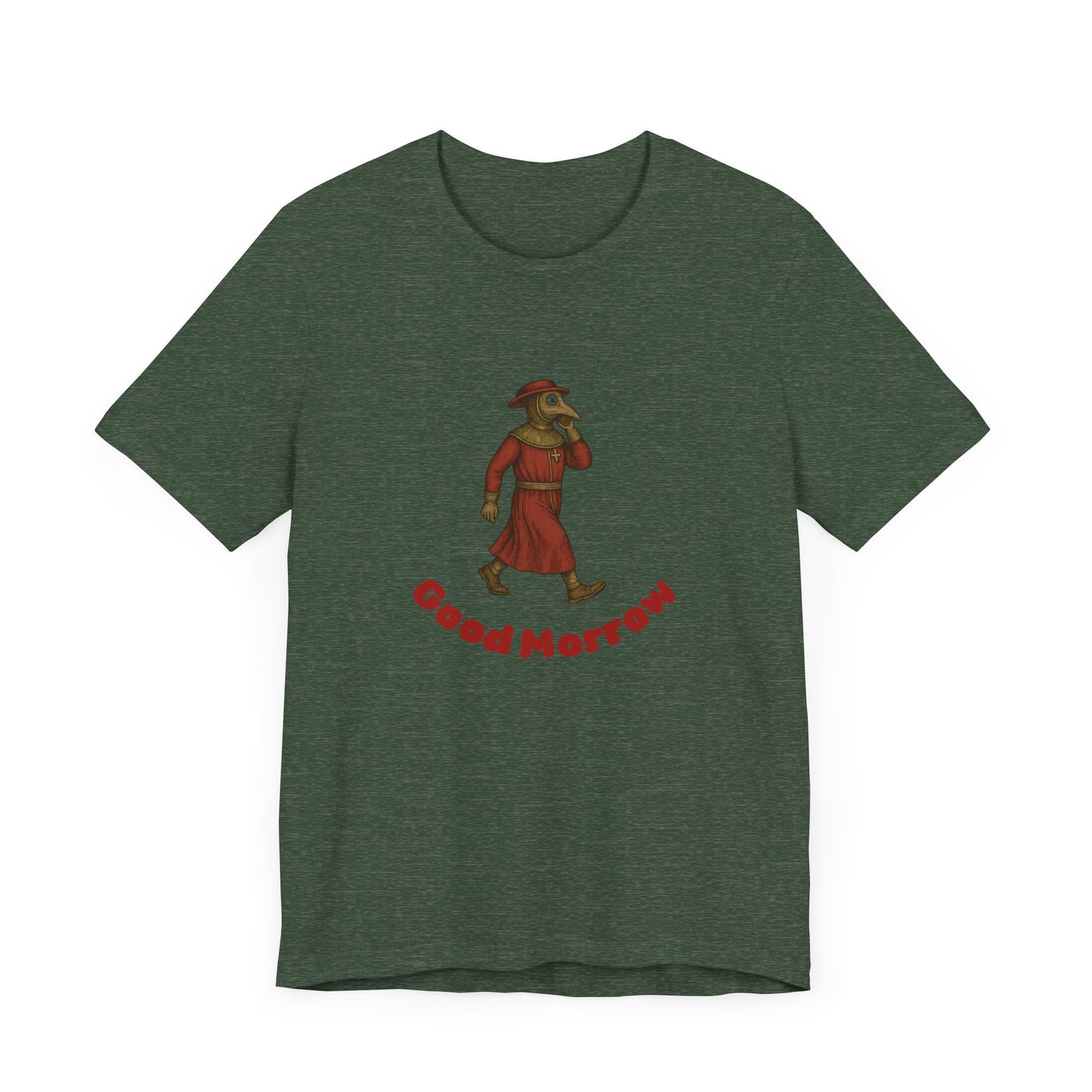 Hanseatic Art, Medieval Plague Doctor with Good Morrow Tee