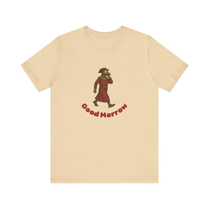 Hanseatic Art, Medieval Plague Doctor with Good Morrow Tee