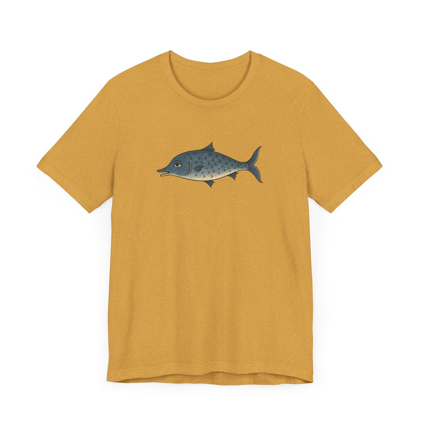 The Smiling Medieval Fish Art T-shirt