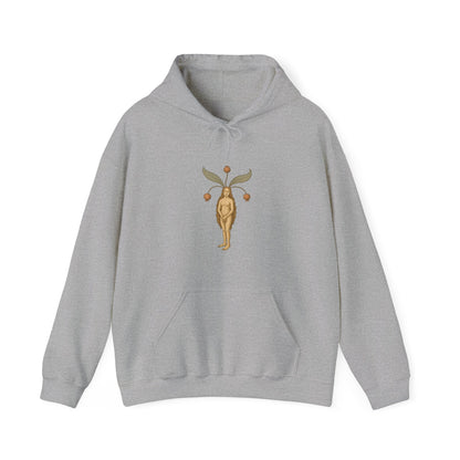 Mandragora Muse, Female Mandrake, Medieval Herb Lore Unisex Hoodie