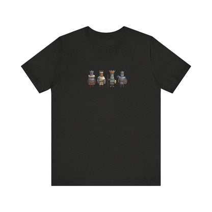 Cute Medieval Knights Team T-shirt