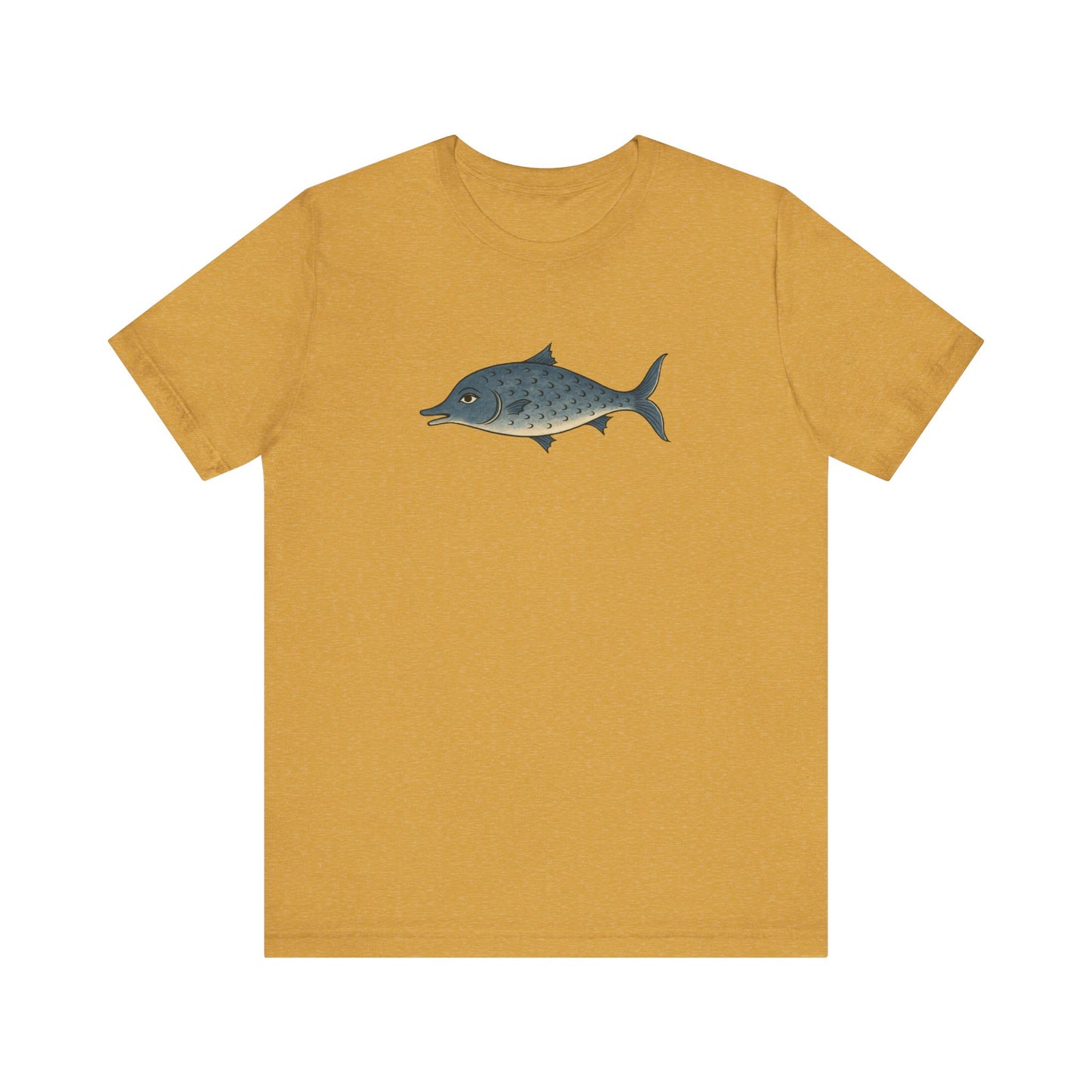 The Smiling Medieval Fish Art T-shirt
