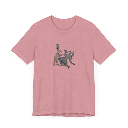 Killer Bunny, Remastered Marginalia Manuscript Art Tee