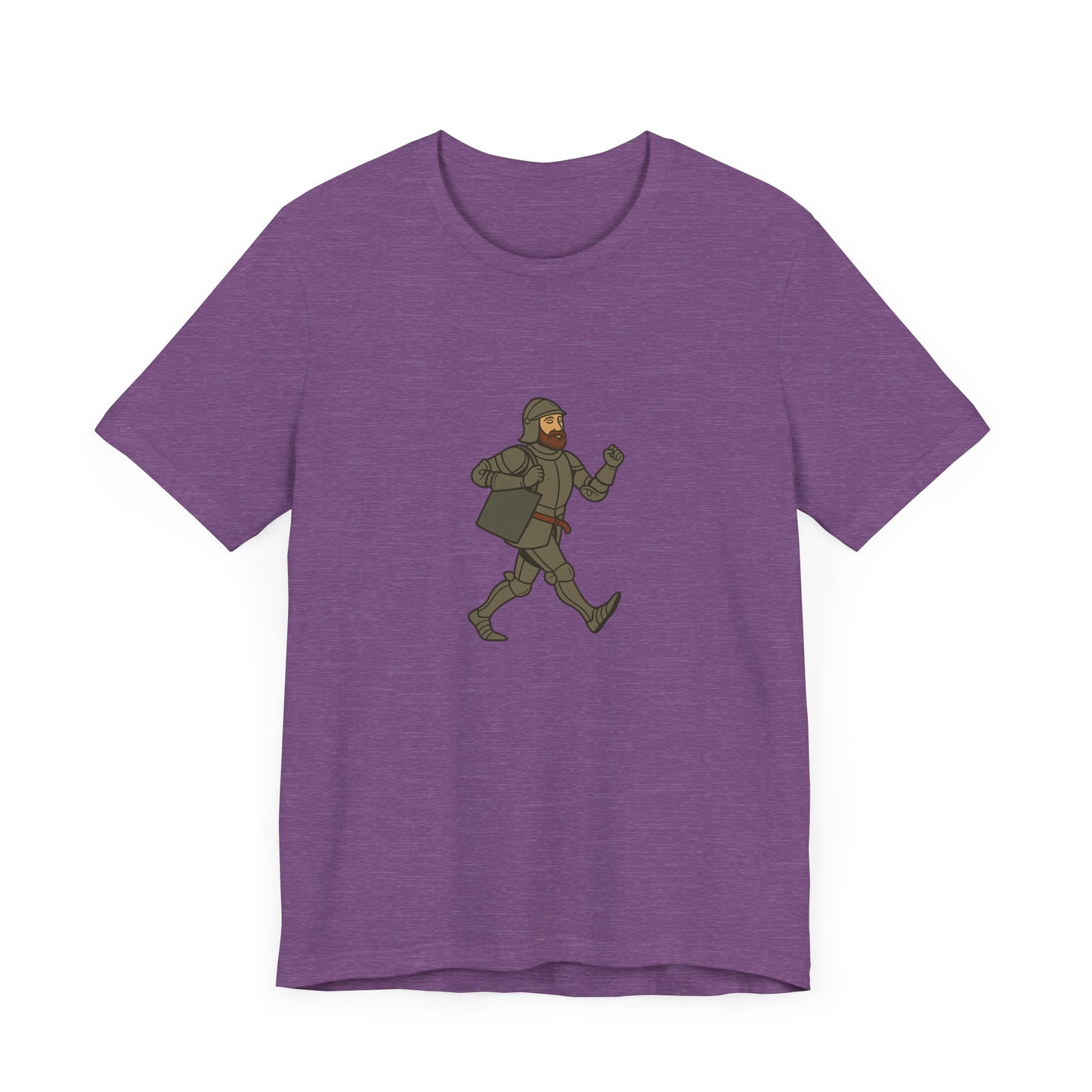 Knight on the Go - Medieval Humor - Urban Chivalry Unisex Heavy Cotton Women T-shirt