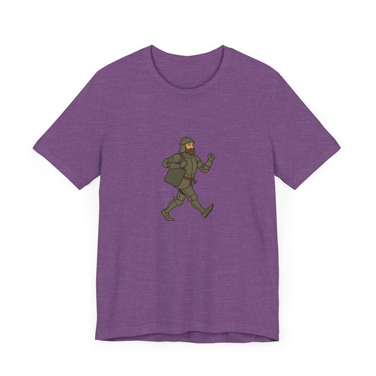 Knight on the Go - Medieval Humor - Urban Chivalry Unisex Heavy Cotton Women T-shirt
