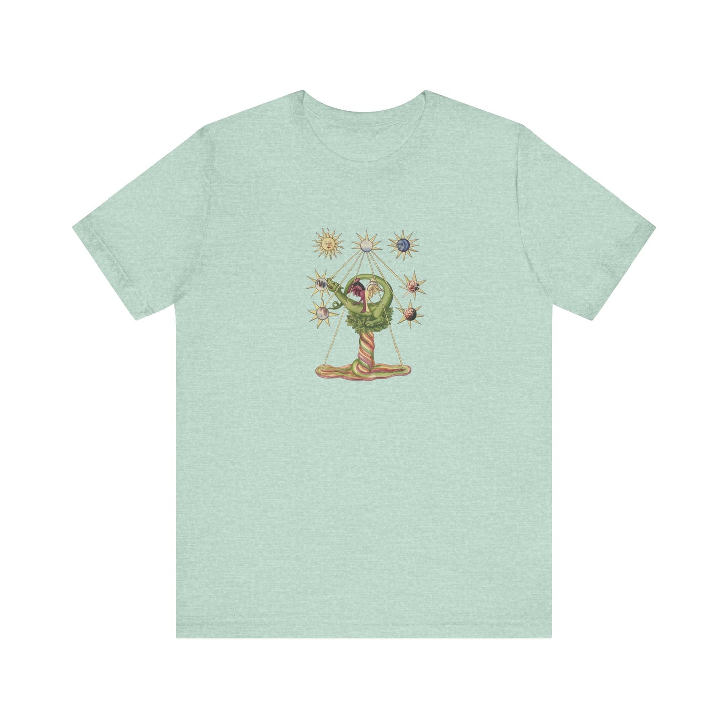 Alchemical Dragon and Two-Headed Bird T-Shirt