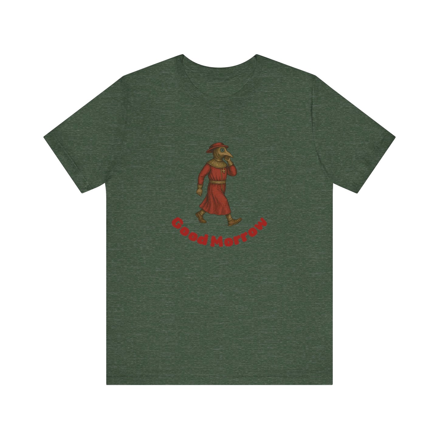 Hanseatic Art, Medieval Plague Doctor with Good Morrow Tee