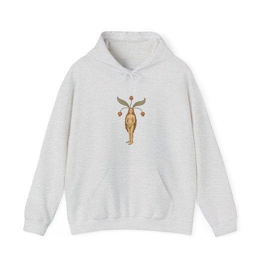Mandragora Muse, Female Mandrake, Medieval Herb Lore Unisex Hoodie