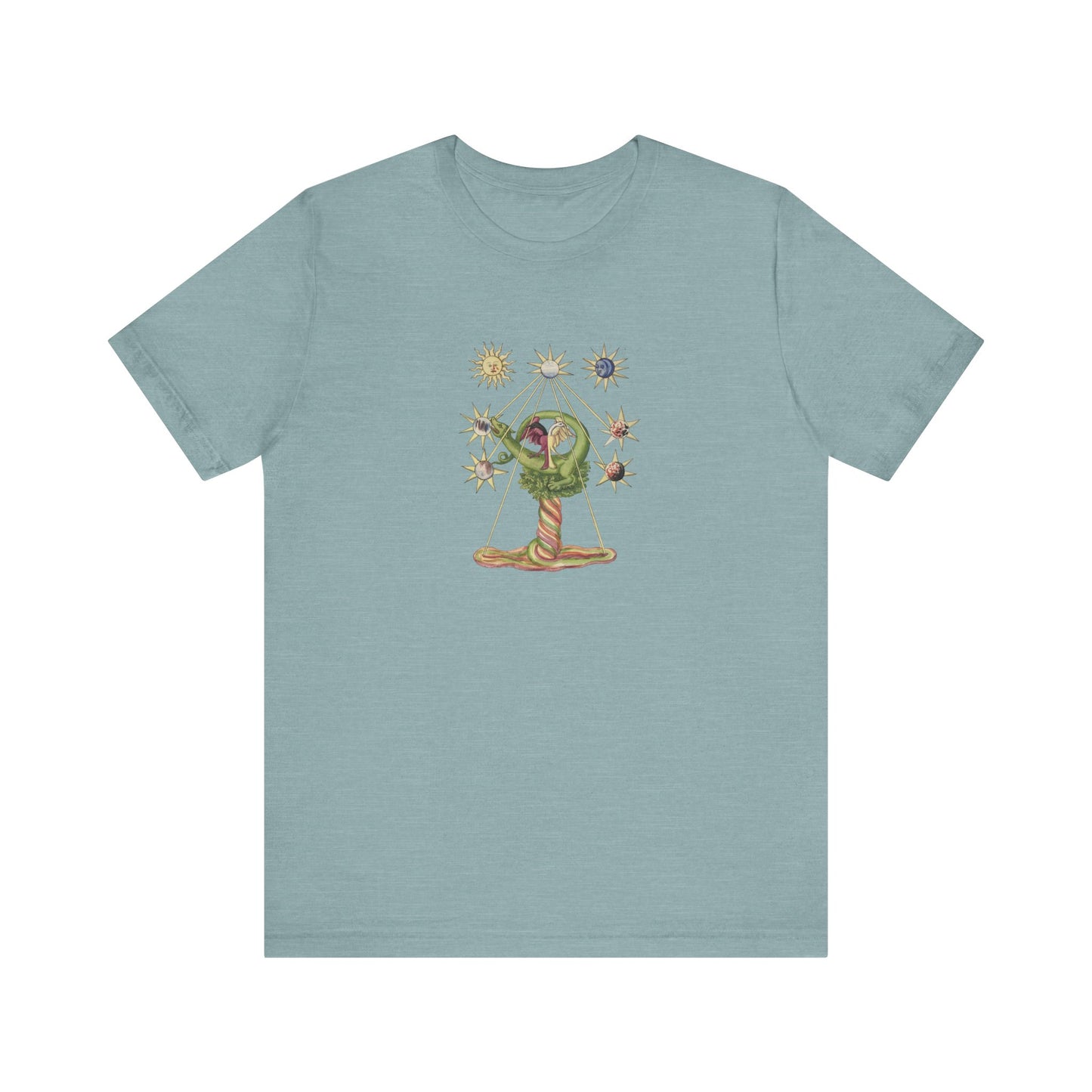 Alchemical Dragon and Two-Headed Bird T-Shirt