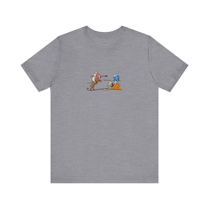 Bunny Snail Rider After MS Yates Thompson 8 F 294, Remastered Marginalia Manuscript Art Tee