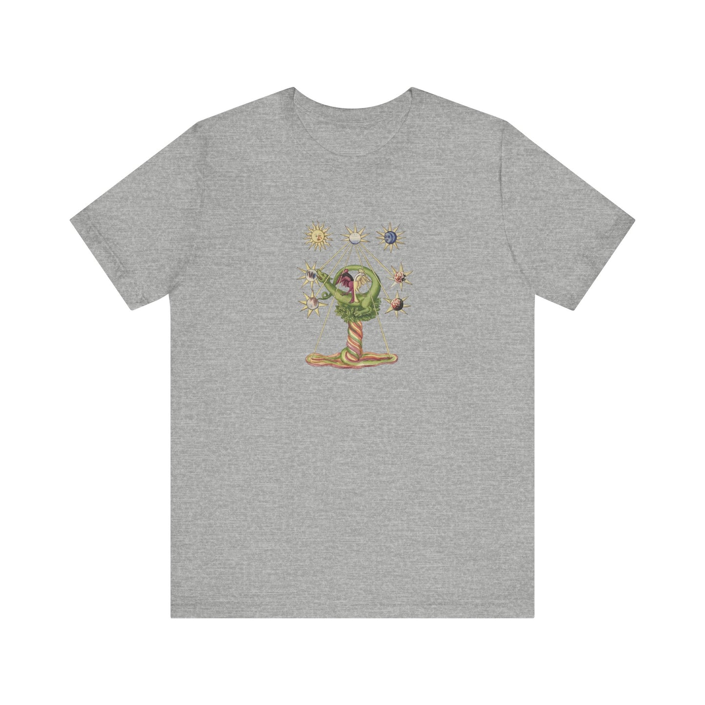 Alchemical Dragon and Two-Headed Bird T-Shirt